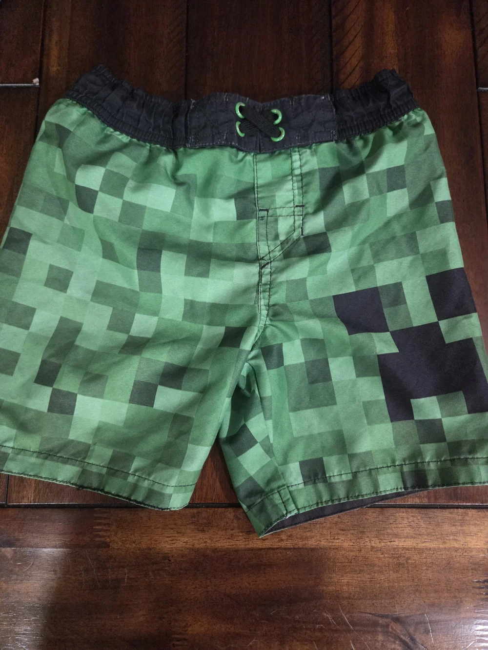 Minecraft Creeper swim trunks youth XS
